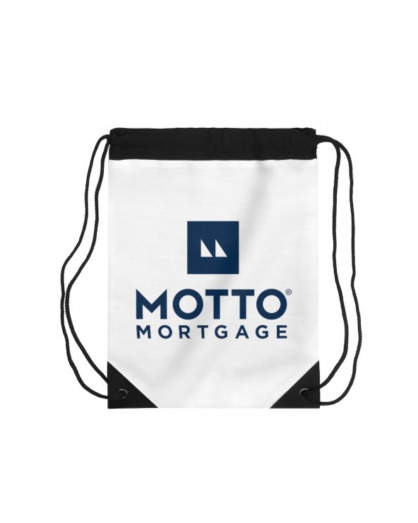 Motto Mortgage Drawstring Bag